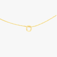 Snake Chain Alphabet Necklace
