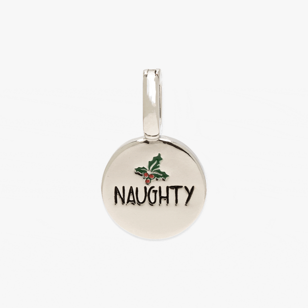 Harper Double Sided Naughty or Nice Charm 14