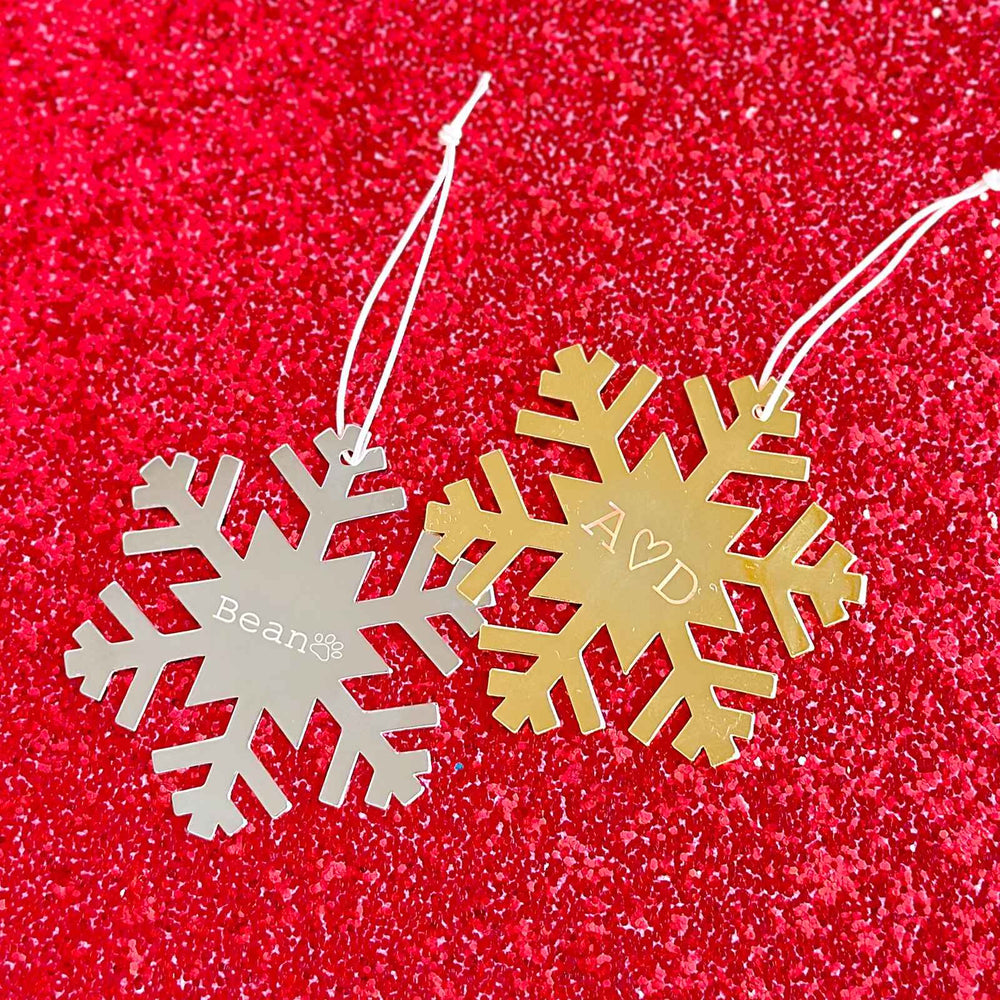 Engravable Snowflake Ornament 15