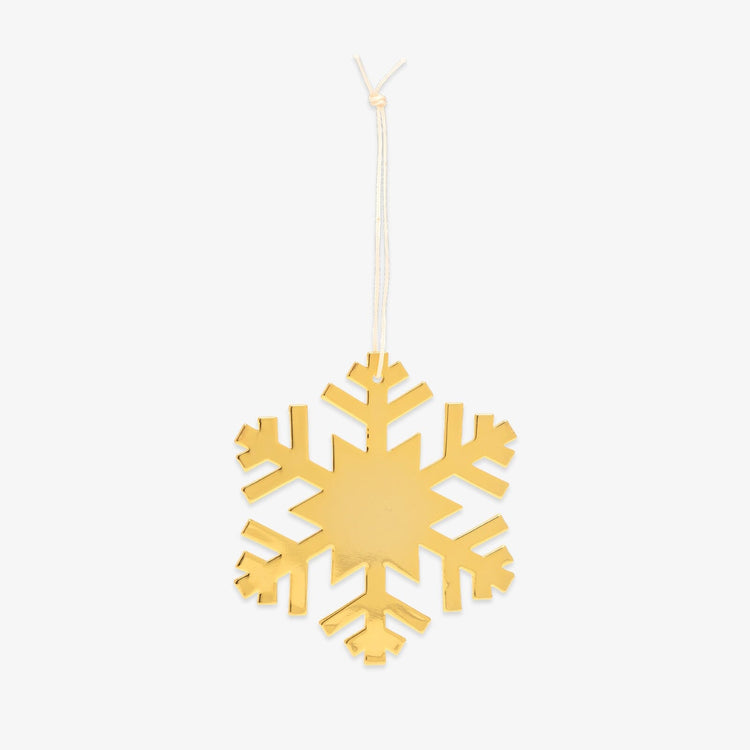 Engravable Snowflake Ornament