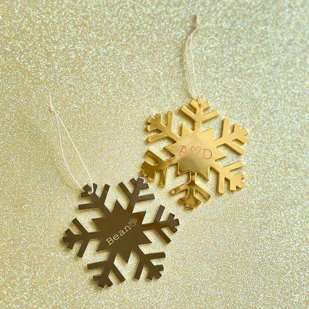 Engravable Snowflake Ornament 12