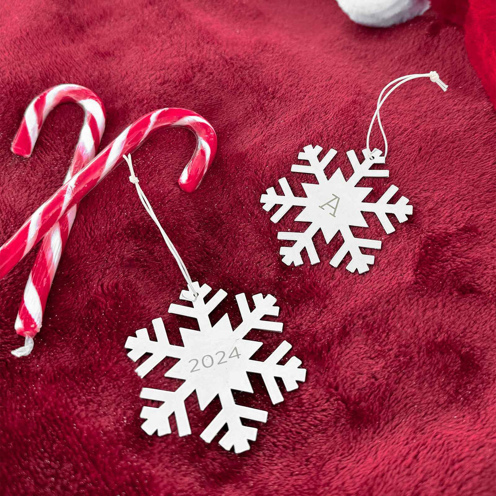 Engravable Snowflake Ornament 4