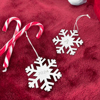 Engravable Snowflake Ornament Gallery Thumbnail