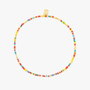 Rainbow Bead Stretch Anklet