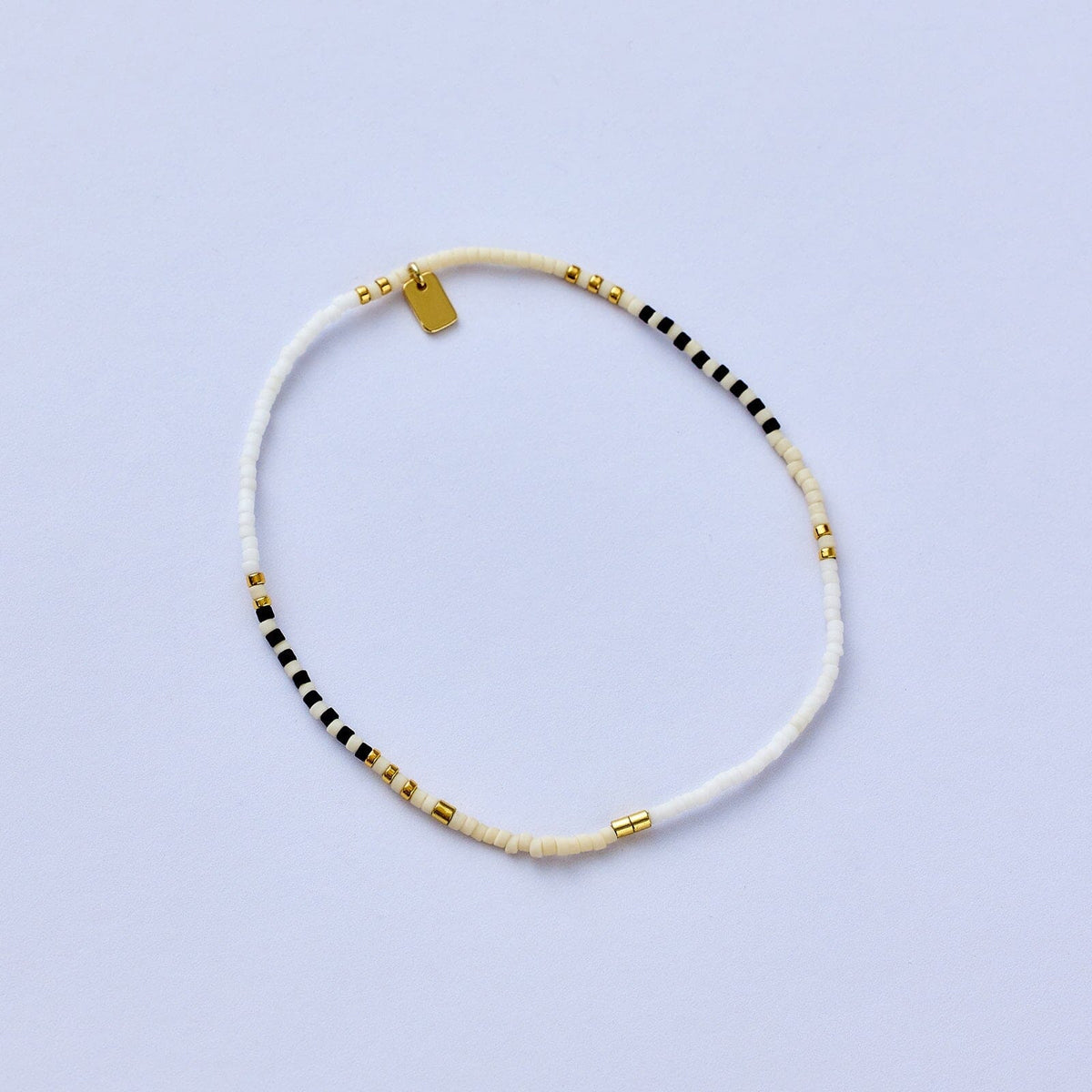 Monochrome Stretch Anklet