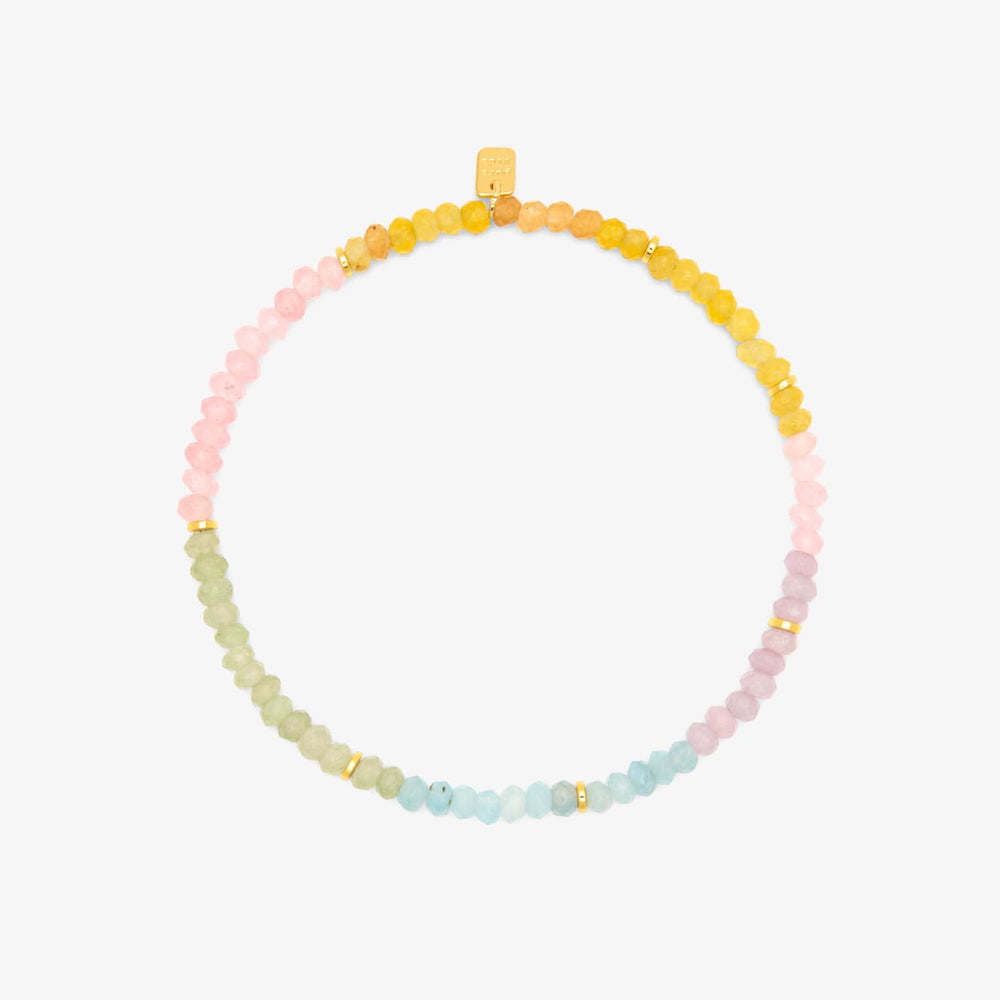 Ombre Rainbow Stretch Anklet 1