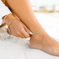 Ombre Rainbow Stretch Anklet Gallery Thumbnail