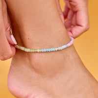 Ombre Rainbow Stretch Anklet Gallery Thumbnail