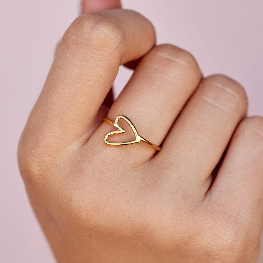 Delicate Heart Ring 1