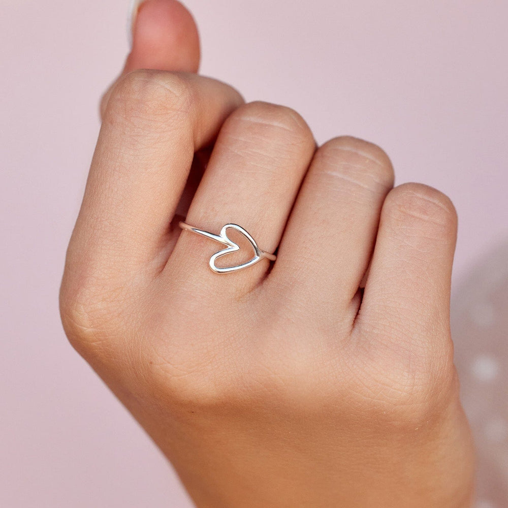 Delicate Heart Ring 2