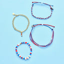 USA Disc Stretch Bracelet