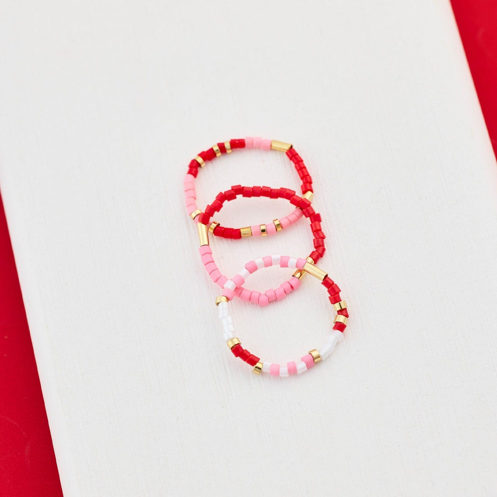 Be Mine Stretch Ring Set of 3