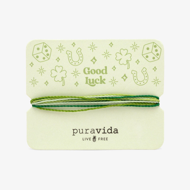Good Luck Bracelet Card