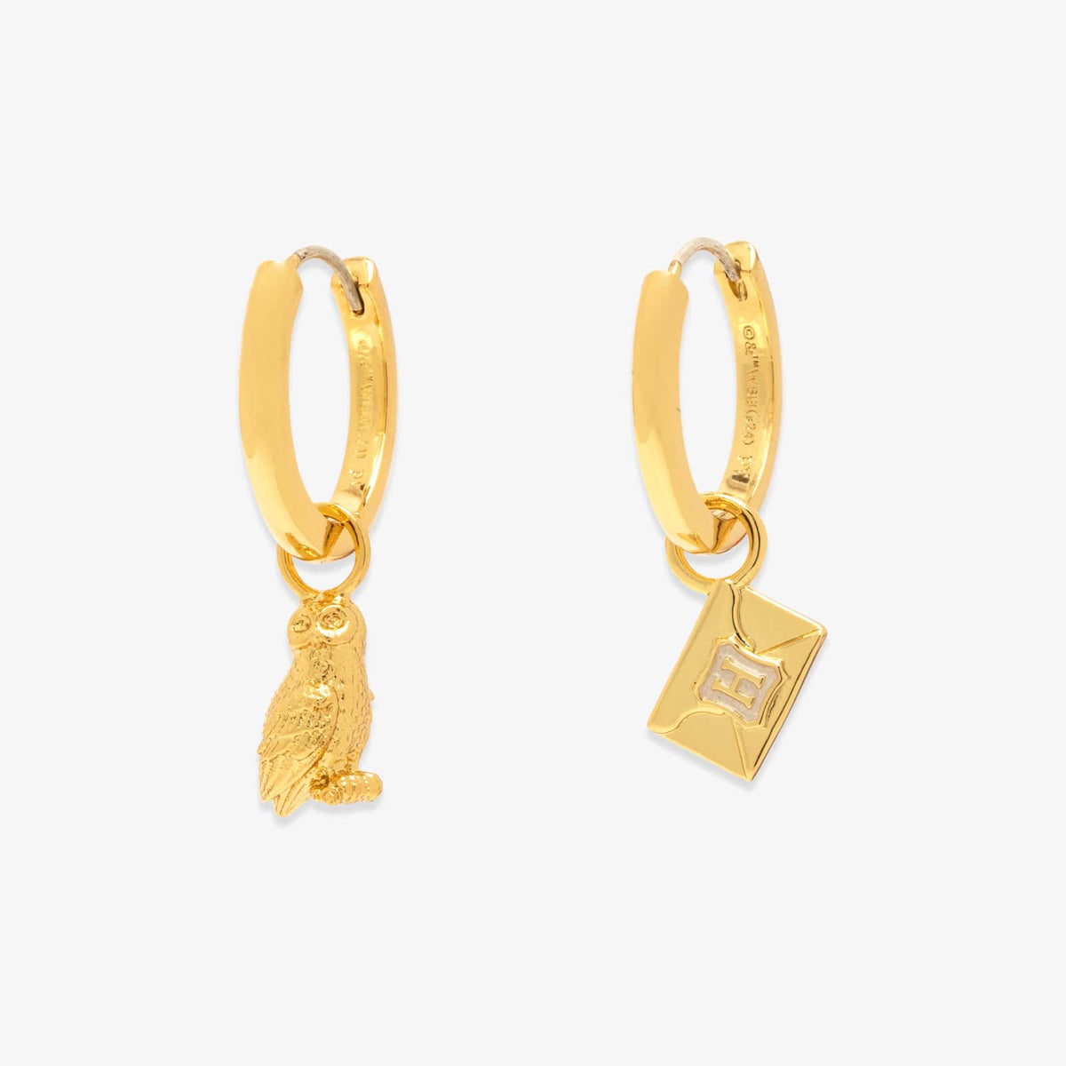 Hedwig™ Letter Hoop Earrings