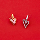 Harper Abstract Heart Charm