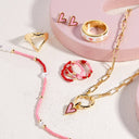 Harper Abstract Heart Charm