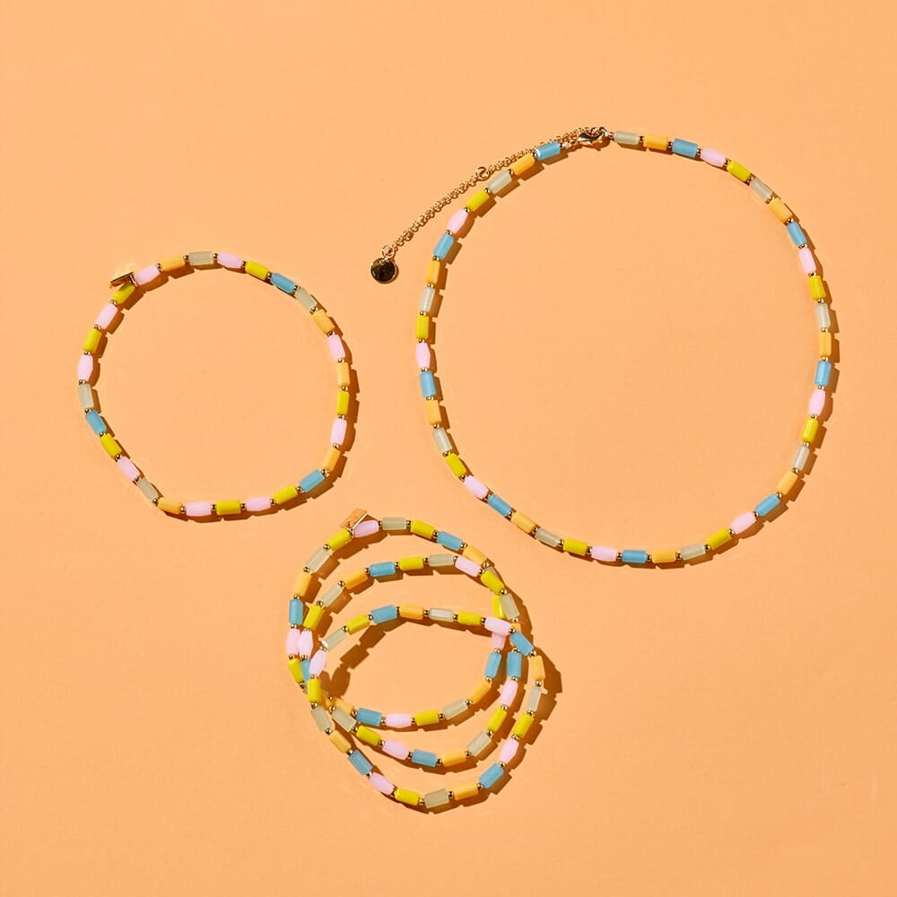 Neon Lights Stretch Bracelet 3 Pack