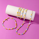 Neon Lights Stretch Bracelet 3 Pack