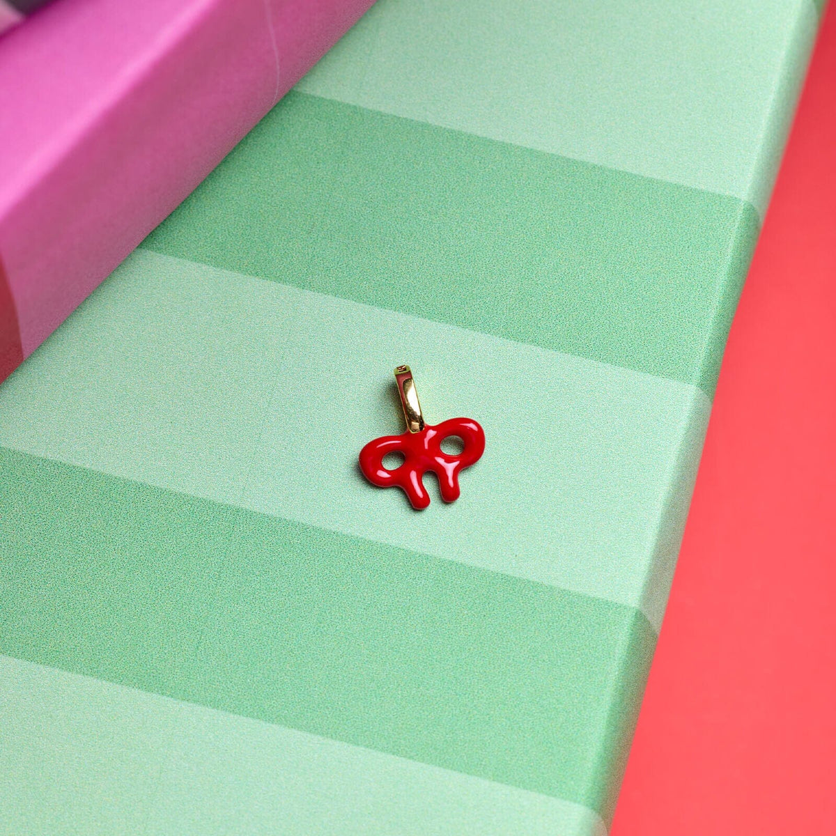Harper Red Bow Charm