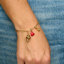 Harper Enamel Puffy Heart Charm