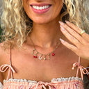 Harper Enamel Puffy Heart Charm