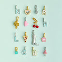 Harper Enamel Puffy Heart Charm