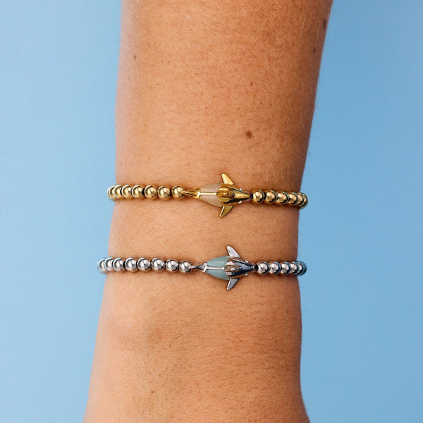Shark Shimmer Stretch Bracelet