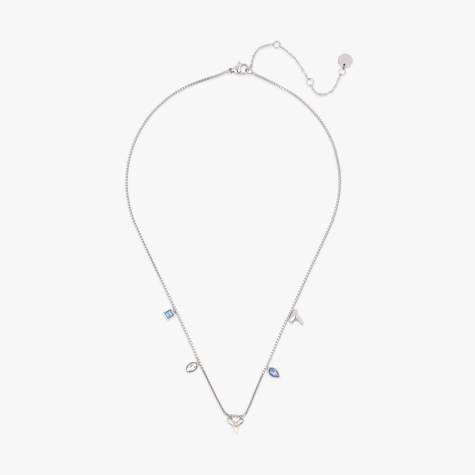 Shark Tooth Multi Charm Necklace