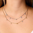 Shark Tooth Multi Charm Necklace