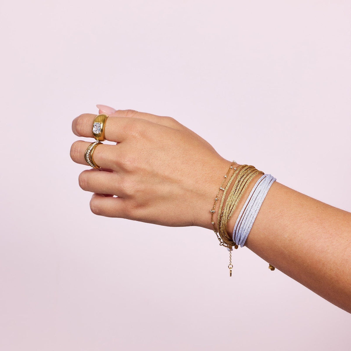 Metallic Friendship Bracelet