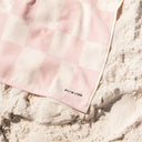 Pink & White Checkerboard Towel