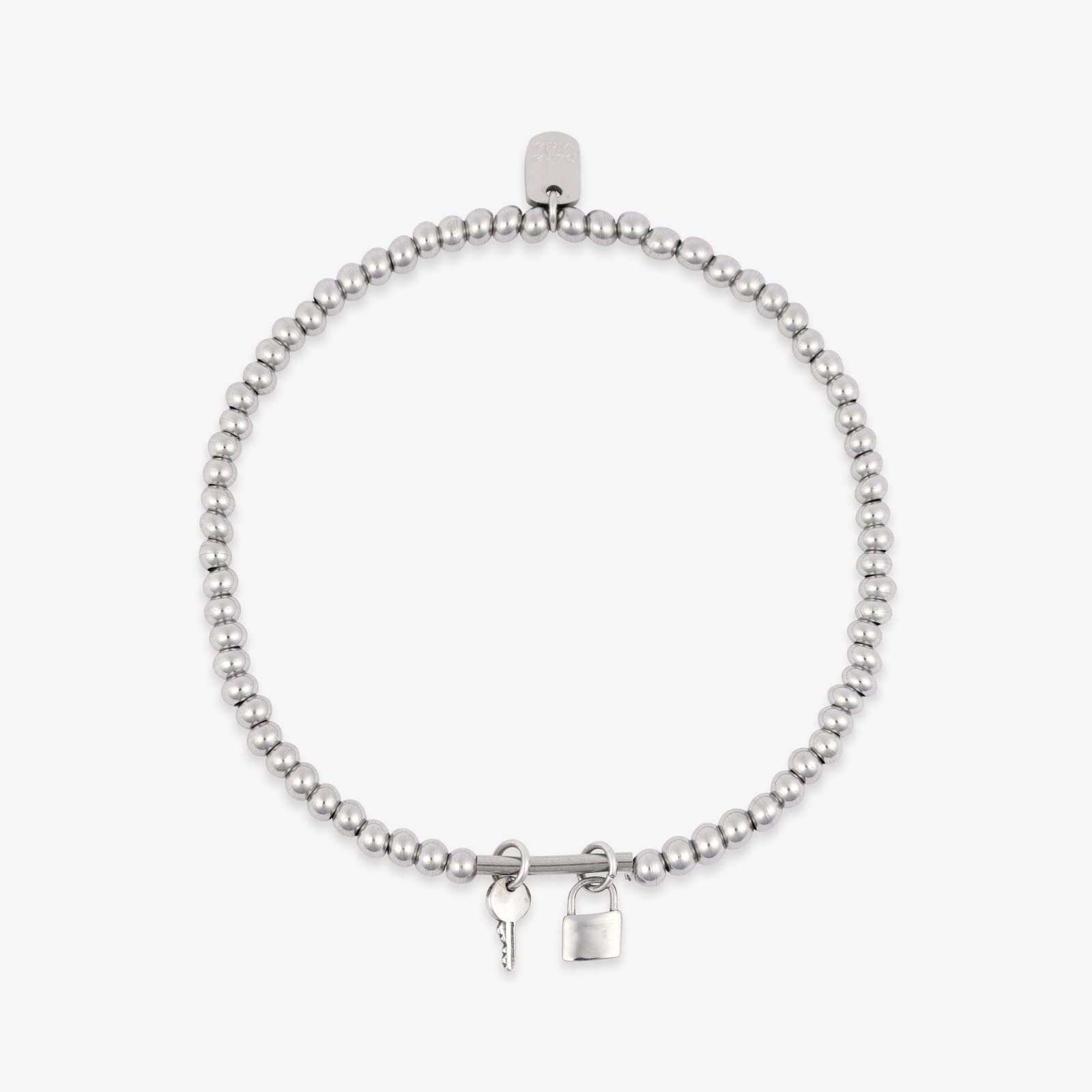 Lock and Key Stretch Bracelet