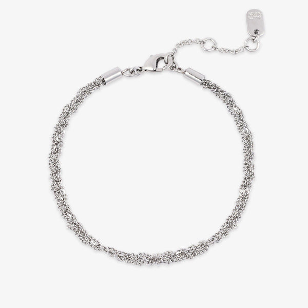 Layered Twisted Rope Chain Bracelet