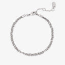 Layered Twisted Rope Chain Bracelet