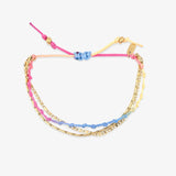 Ombre Knot Layered Bracelet