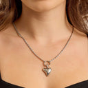 Harper Puffy Heart Charm