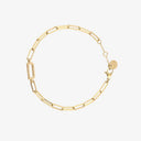 Initial Paperclip Chain Bracelet