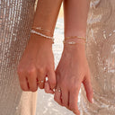 Pavé Initial Chain Bracelet