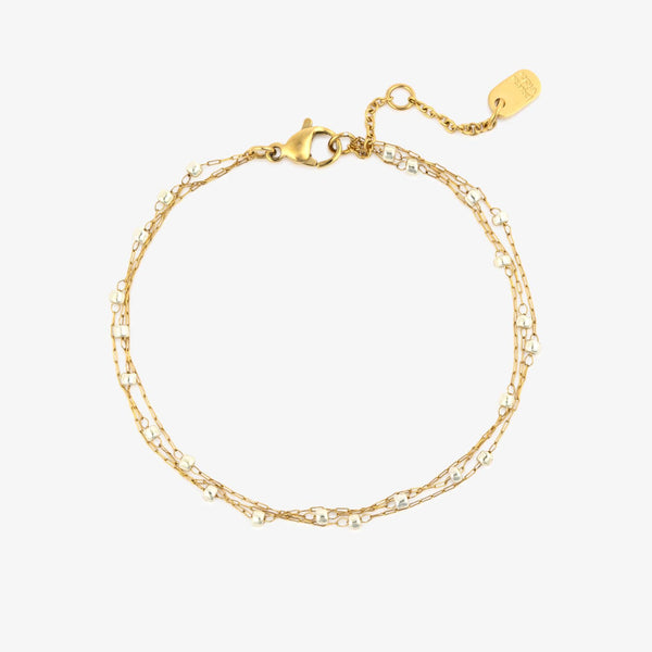 Sparkle Layered Chain Bracelet