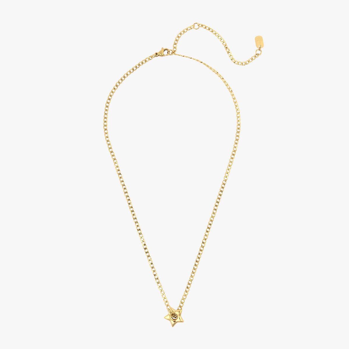 Puffy Star Chain Necklace