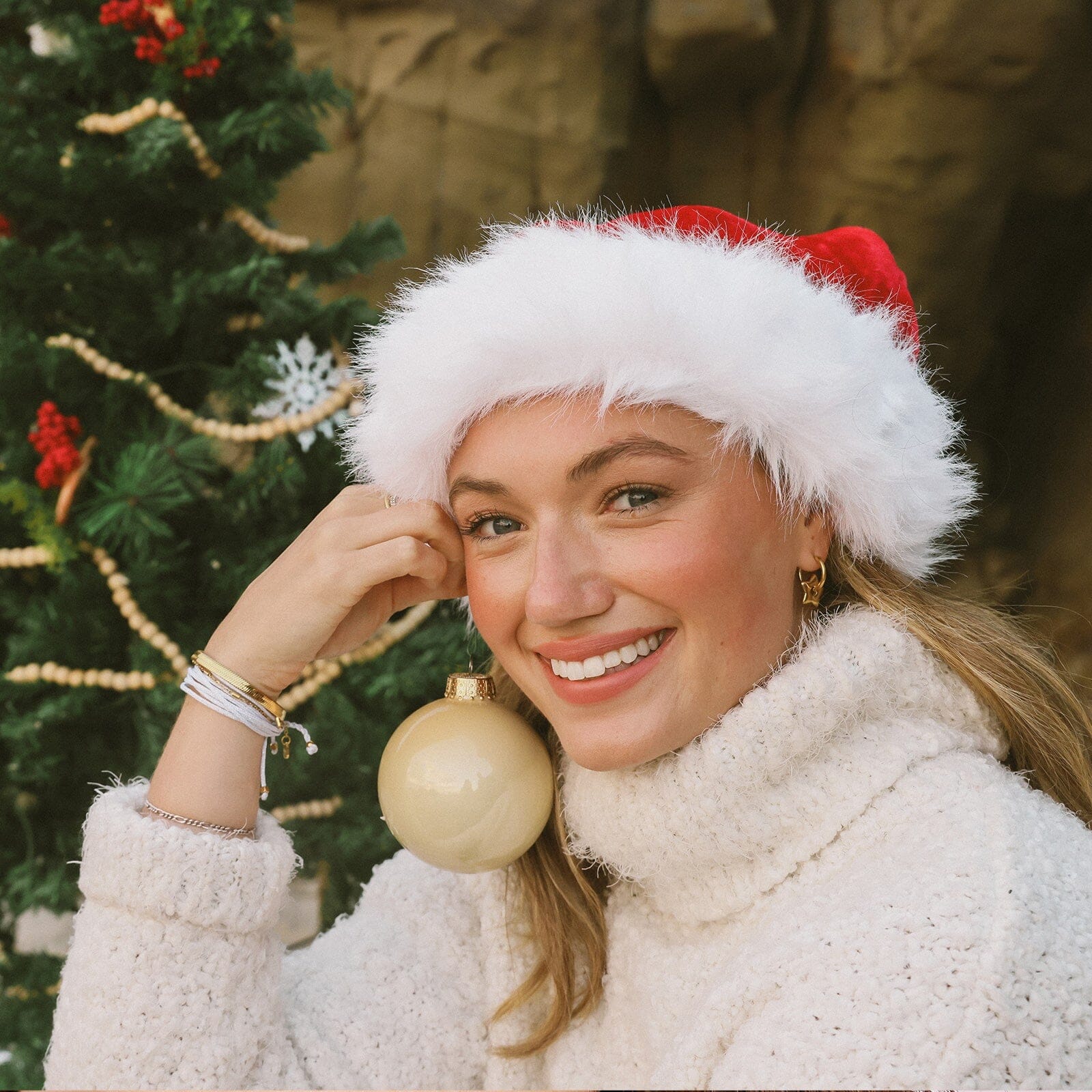 Puffy Star Hoop Earrings