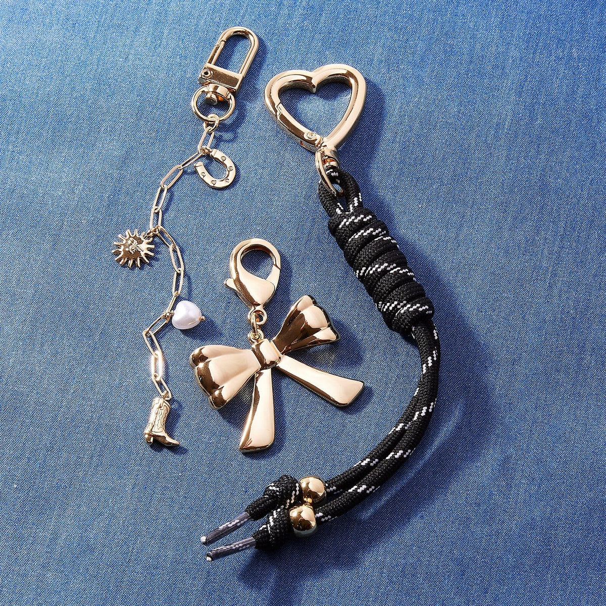 Heart Clasp Bag Charm