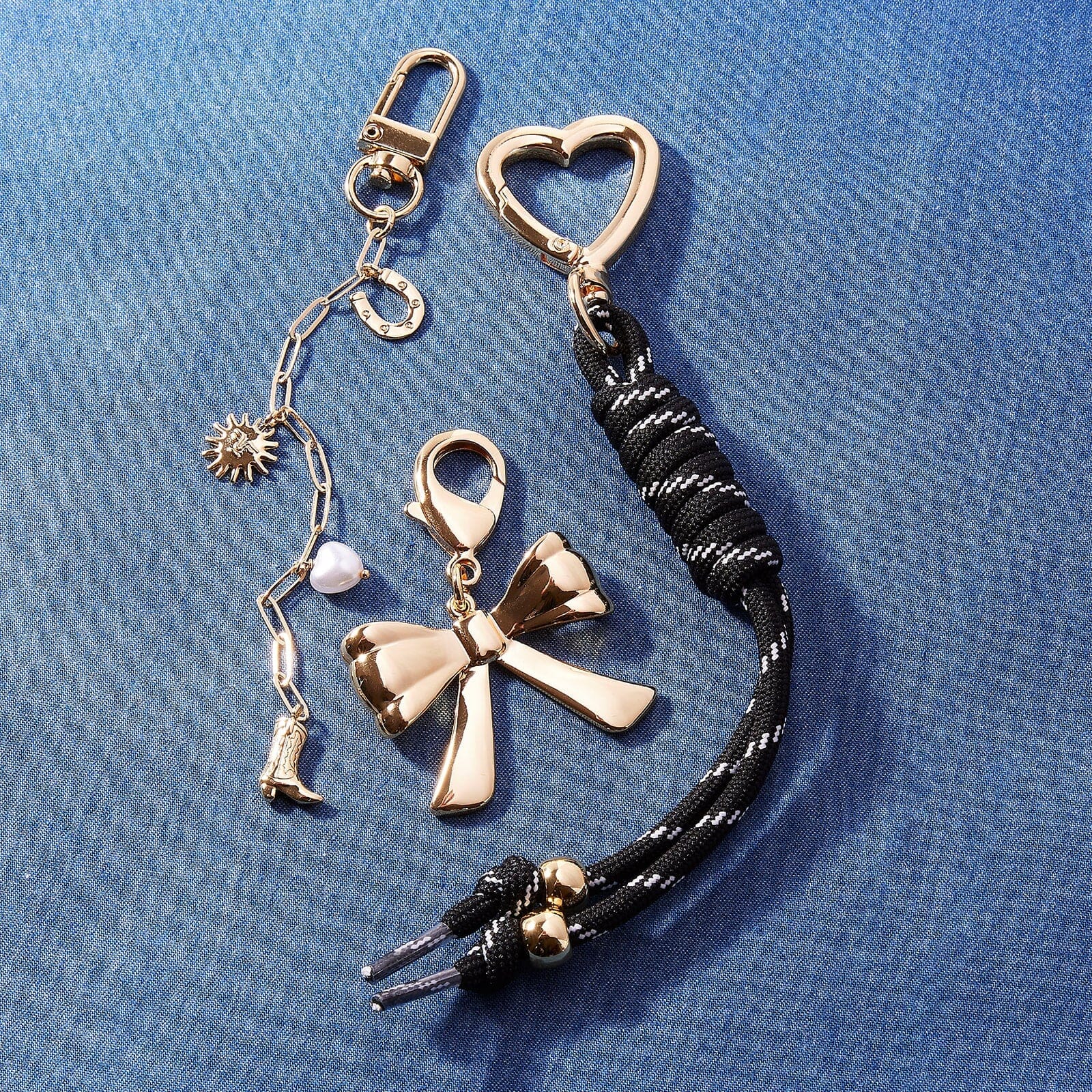 Heart Clasp Bag Charm