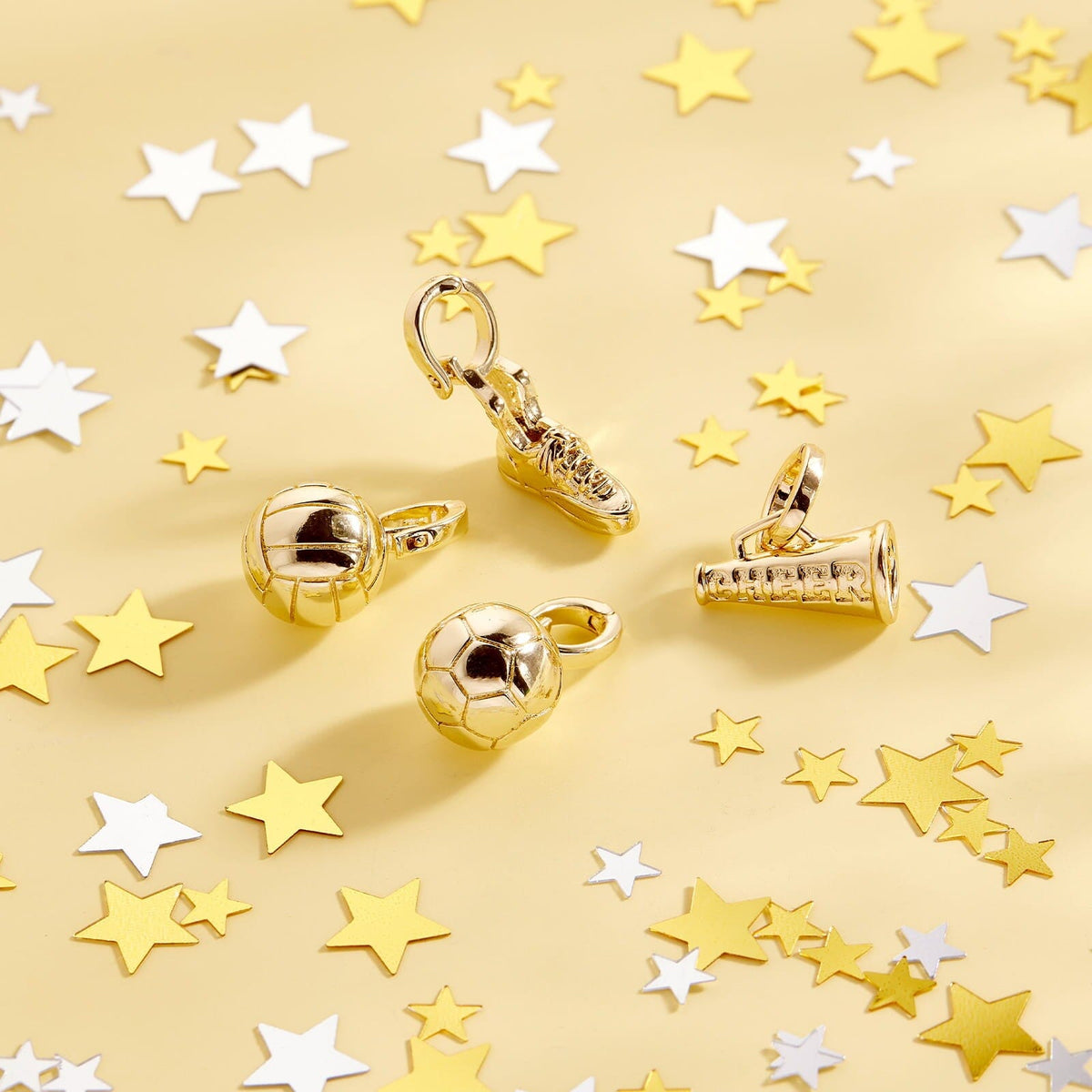 Harper Statement Volleyball Charm