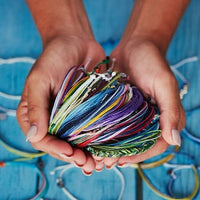 Blue Friendship 10 Pack | Blue String | Waterproof Bracelets for Men | Men's Stylish Jewelry & Accessories | Pura Vida