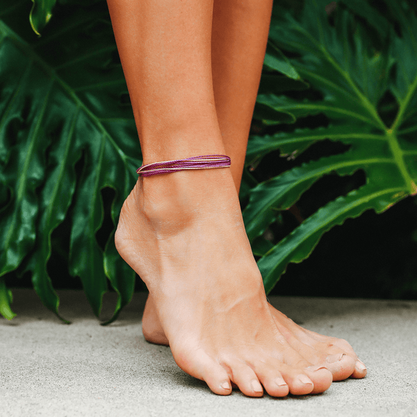 Purple Peak Anklet