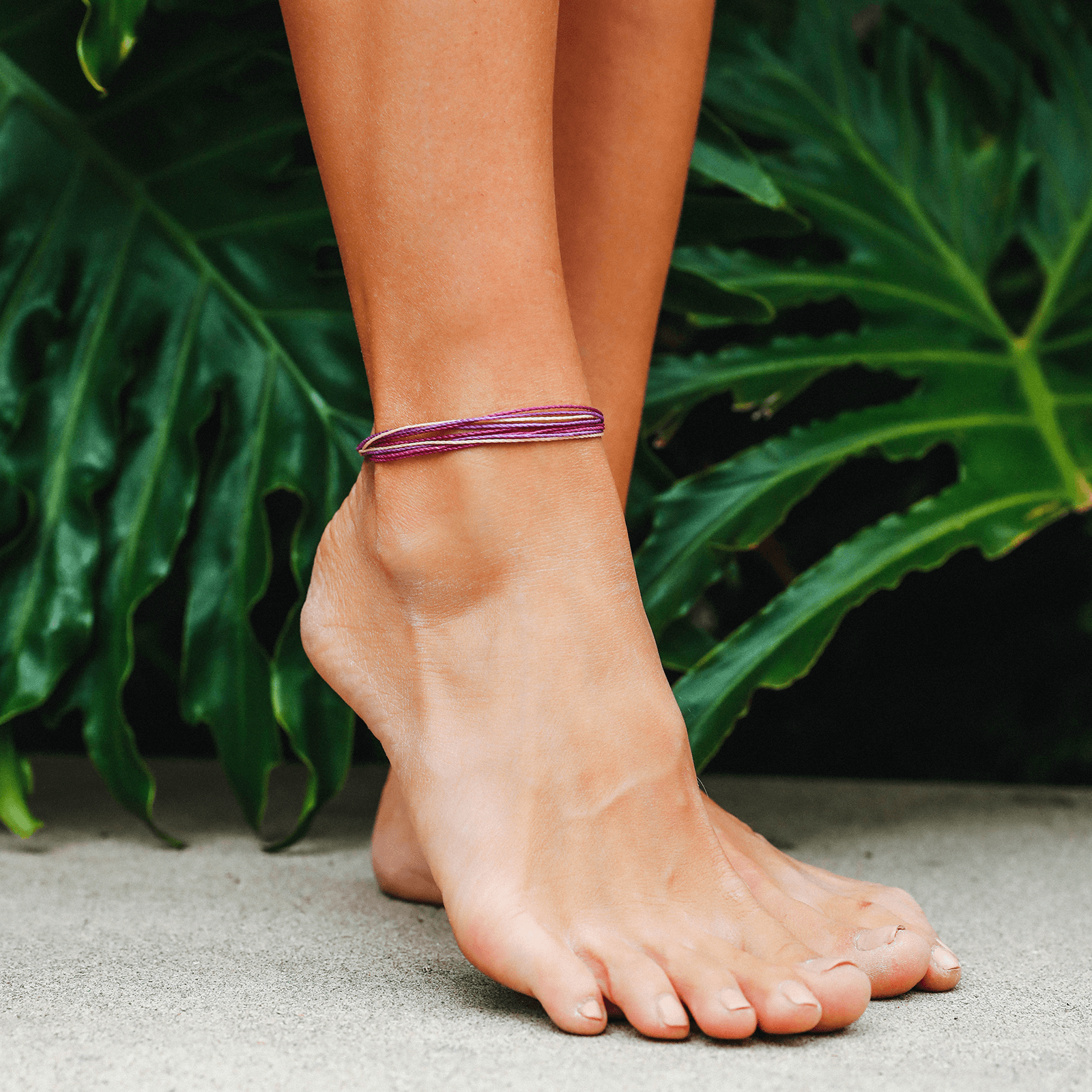 Purple Peak Anklet