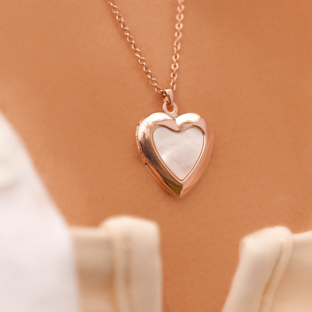 Love Heart Locket Necklace Charm