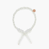 Mother of Pearl Bow Stretch Bracelet Gallery Thumbnail