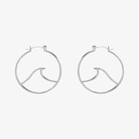 Wave Hoops Earrings - Luxury S00 Gold